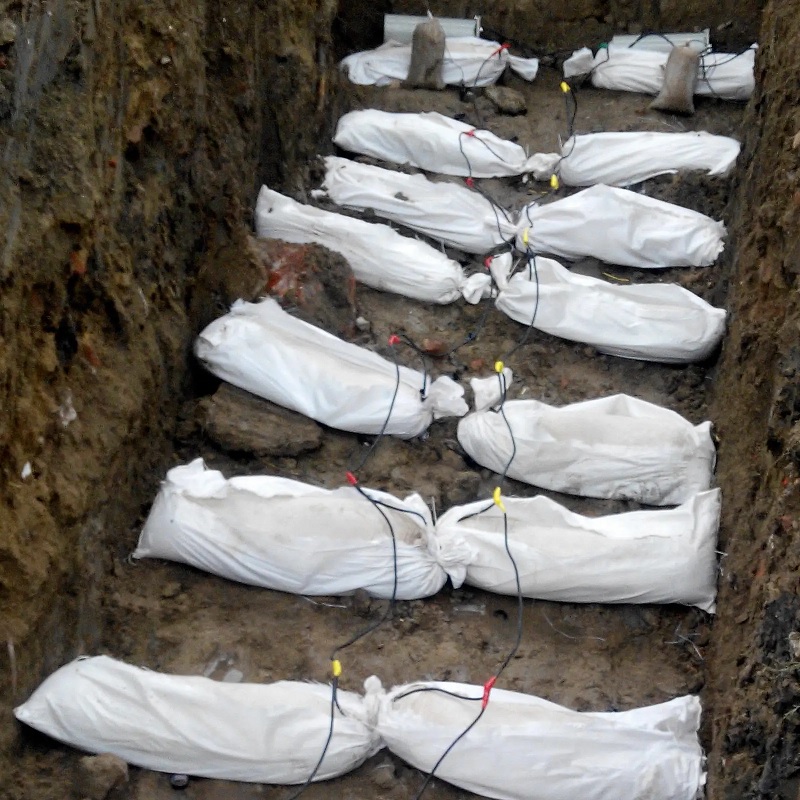 Metodo di installazione di protezione catodica anodo sacrificale