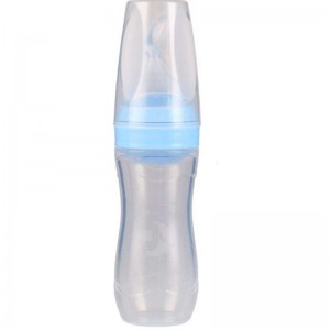 100% cucchiaio di silicone di grado alimentare Svee di riso per cuccioli per bambini in silicone per bambini chenutrono una bottiglia di cucchiaio da ciuccio di frutta