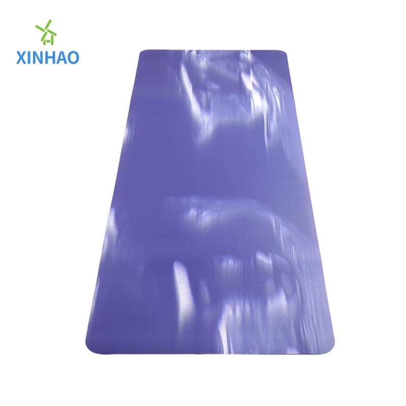 Colore gradientenaturale PU Rubba tappetino yoga all'ingrosso, protezione ambientale del colore gradiente Sportnon slip e tappetino di fitness