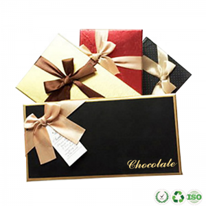 Confezionamento da regalo per caramelle di caramelle al cioccolato personalizzato