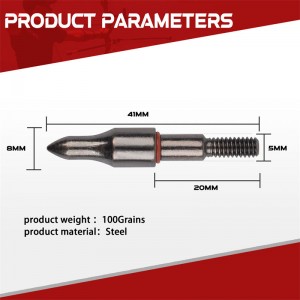Testo di freccia del tiro con tiro con l\'arco da 100 grano da 1000002 per frecce di carbonio