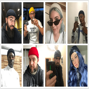 Short Fisherman Beanie for Men Women, Beanie Hat