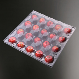 Scatola di imballaggio a conchiglia di plastica trasparente