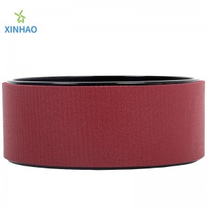 Ruota yoga in PVC all\'ingrosso, adatto alla pratica di asana yoga e allo stretching posteriore