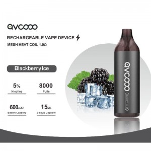 Avcooo Dispositivo di vaporizzazione ricaricabile 8000 sbuffi