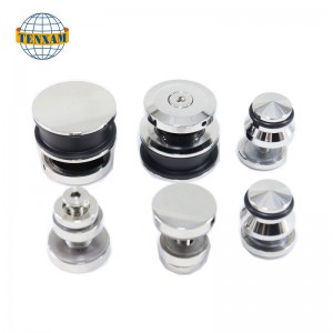 Adattati a fessura per porte scorrevoli in vetro in acciaio inossidabile con rullo di diapositiva per porte scorrevoli del bagno