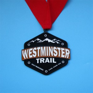 Medaglie di maratona personalizzata Mezza maratona medaglia