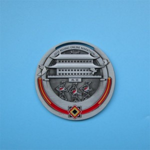 Logo personalizzato Design antico 3D Metal Medaglia colorato Maratona Finiture medaglia 2016 2016