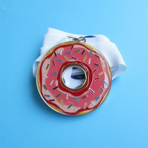 Medaglia d\'oro in metallo personalizzato Stampa colorato medaglia sportiva virtuale