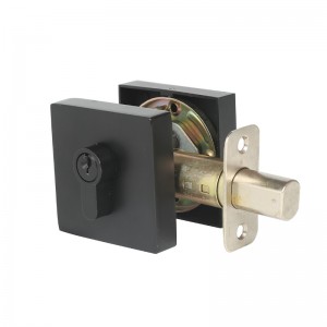 3602 cilindri singoli quadrati a deadbolt a un lato serbo moderno moderno serratura per porte interne ed esterne