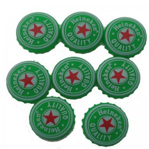 Design personalizzato Logo Debossato Round Silicone Beer Bottle Saver Caps Universal Water Beer Saver Cap robabile con bottiglia silicone Cap bottiglia di birra silicone Capitatte di bottiglie d\'acqua Soda Capo di vino Capo di vino.