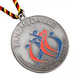 Medaglia d\'argento antichinuovi premi maratona medaglie sportive enastri