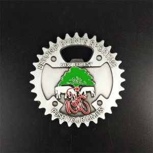 Nuove medaglie di maratona personalizzata Nuova bottiglia di medaglie di premi maratona