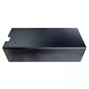 Profili estrusi anodizzatineri, parti ad alta precisione CNC.