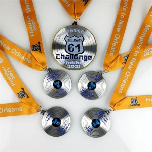 Medaglie di medaglie di piastre medaglie a medaglia rosa medaglia personalizzata medaglia