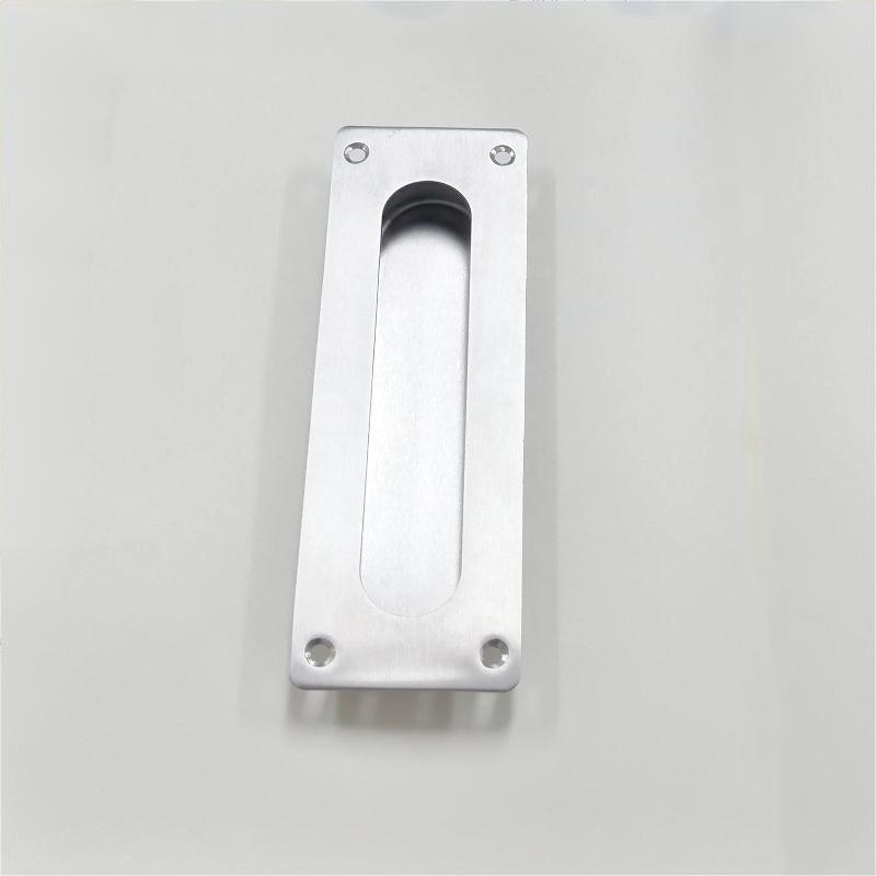 Pulsping da 7,09 pollici di scarico di cravatta per la porta dell\'armadio della porta, maniglia della porta scorrevole, porta rettangolare in acciaio inossidabile spazzolato hardware