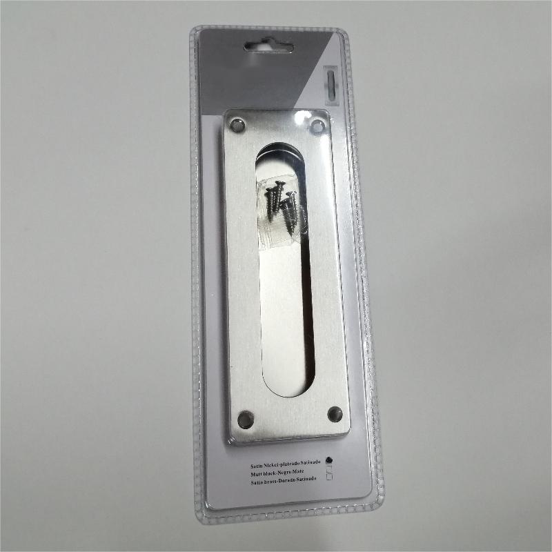 Pulsping da 7,09 pollici di scarico di cravatta per la porta dell\'armadio della porta, maniglia della porta scorrevole, porta rettangolare in acciaio inossidabile spazzolato hardware