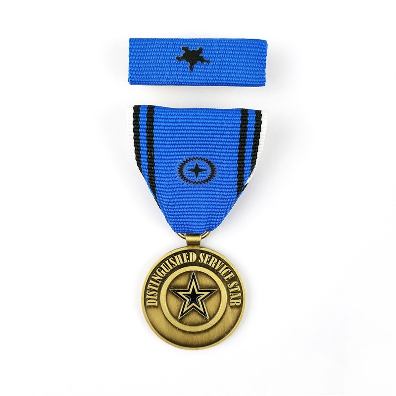 Medaglia personalizzata connastro in metallo in ferro croce dei soldati onore del premio War Award badge medaglia