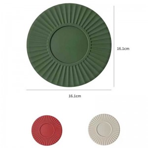 Silicone rotondo tappetino da cucinanon slip tappetini da cucina resistente alle sottobicchi di silicone per caffè da sala da pranzo BPA BPA BPA Silicone Coasters tappetini