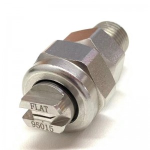 Punte di spruzzatura dell\'UNIJET TP, TPU, ugello della testa in acciaio inossidabile a ventola piatta, ugello di pulizia in metallo