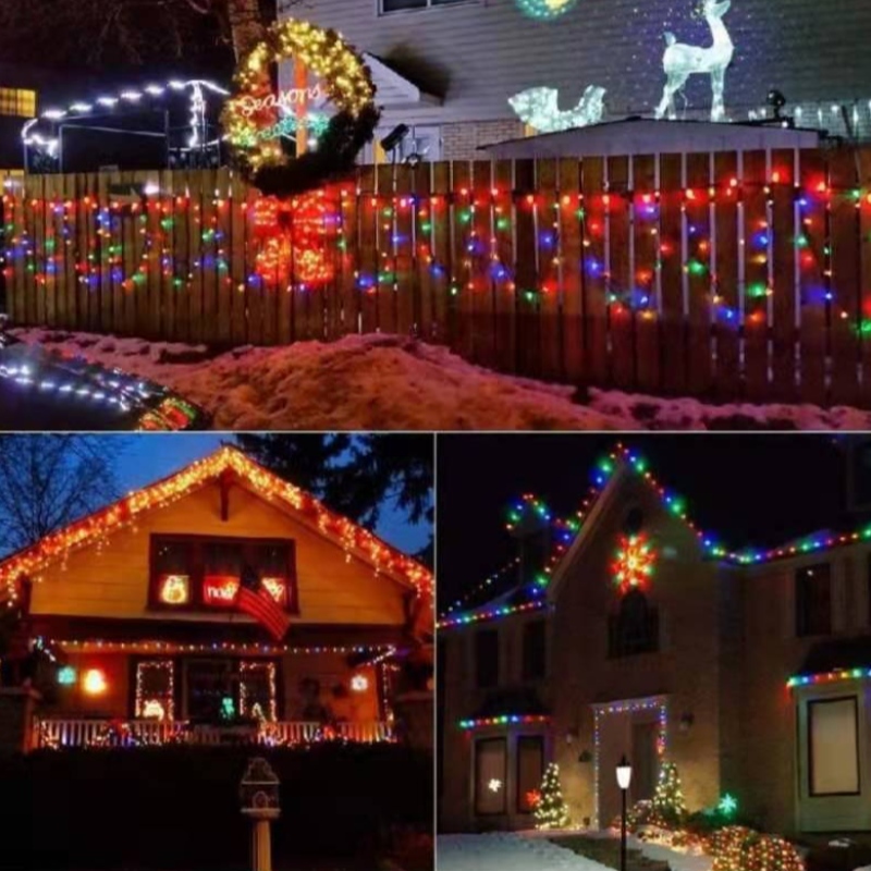 C9 Strawberry Christmas Light Set Outdoor Waterproof Christmas Light String