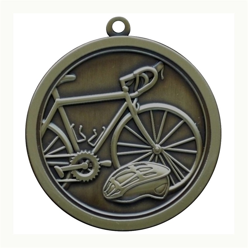 Trofei del premio di progettazione personalizzati sfidano medaglie di ciclismo in metallo per bambini