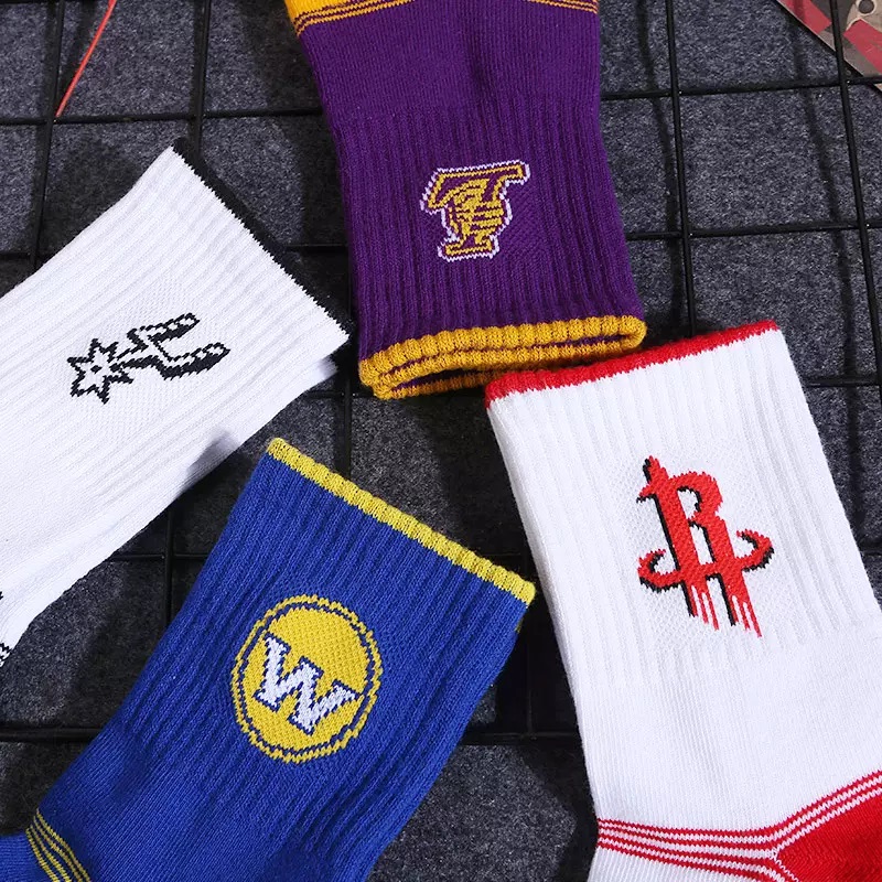 Calzini da uomo Trendy Basketball Team Calzini da maglia personalizzati calzini sfocati caldi