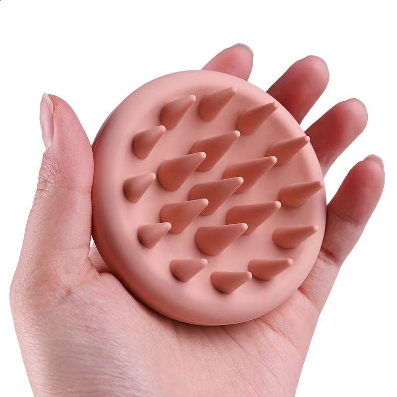 Spazzola di shampoo in silicone Pespa per la pulizia Massage pettine Spazzola di shampoo massaggio al cuoio capelluto silicone per capelli