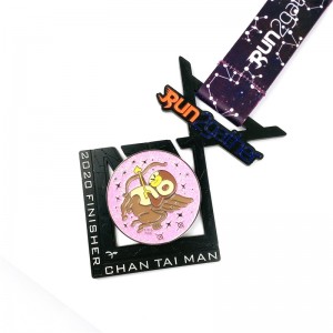 Medaglie di rame in argento dorato personalizzatonessun ordine minimo per la vendita