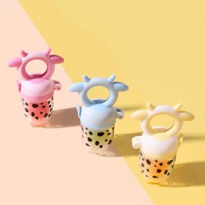 Alimentatore di frutta di alta qualità Cartoon teether grade alimentari eco -friendly silicone ciucone bambino fresco frutta fresca alimentatore alimentatore per bambini