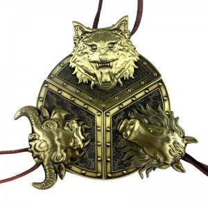 Medaglia combinata di premi in metallo personalizzato a buon mercato