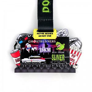 Medaglia in metallo e medaglia in metallo medio in metallo personalizzato