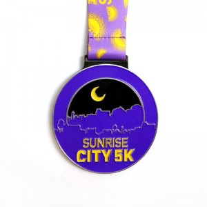 Medaglie di Halloween personalizzata di Halloween Run Medals Night Run Medal Finisher Medals Marathon Medals