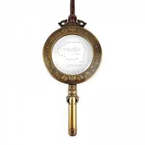 Medaglia in metallo personalizzato Crea la mia medaglia di vetro di design delle mani