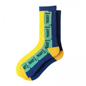 Etichetta privata personalizzata Sport traspirante assorbire calzini per biciclette per biciclette in bicicletta