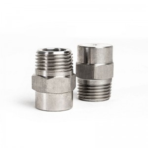 Atomizzazione del cono solido in acciaio inossidabile e umidificazione Atomizzazione ad alta e bassa pressione con l\'ugello conico Acqua Ugello di pulizia dellanebbia