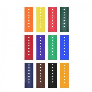 Cinghia di silicone morbido per orologio da guardia impermeabile