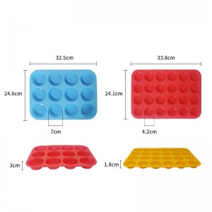 Panna per muffin al silicone antiaderente - stampi per muffin e cupcakes, stampi da forno in silicone, stampi da ciambella a 12 buche per la cottura di bagel cheto, strumenti essenziali per feste e festival.