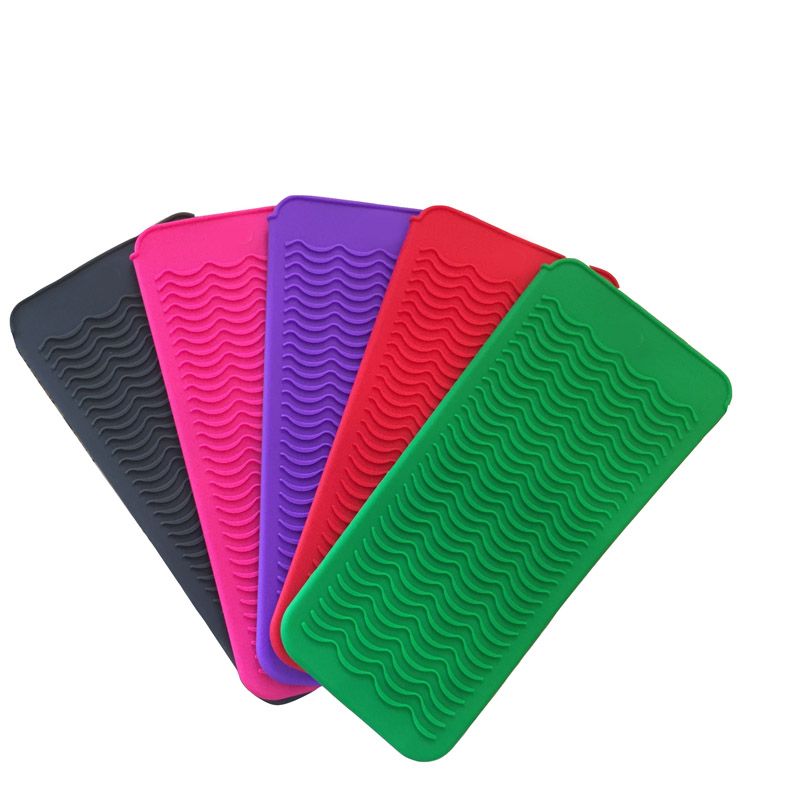 Taspa di tappetino in silicone resistente, tappeto per copertina resistente al calore portatile Valica per capelli tappetini senza slitta