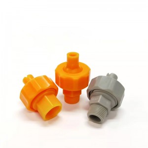 Ugello di spruzzatura universale regolabile di plastica del giunto a sfera regolabile del connettore della sfera