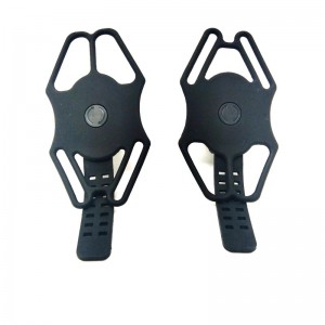 Porta del telefono in bici silicone, supporto per telefono bici [360 ° rotazione], supporto per telefoni motociclisti al silicone universale, compatibile con iPhone 14 13 12 11 Pro Max,