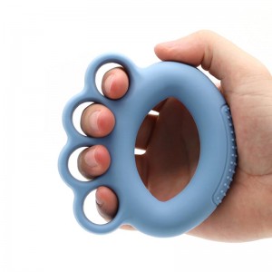 Allenatore della forza di presa in silicone Mano di silicone e esercitatore e rafforzamento dell\'avambraccio per l\'uomo, rafforzamento della presa delle mani, anello di esercizio della mano.