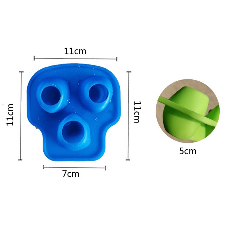 Vassoi di cubetti di ghiaccio in silicone grandi stampi per cubetti di ghiaccio silicone, riutilizzabili, gratuiti di BPA, per whisky, cocktail, cubetti di ghiaccio sicuri impilabili