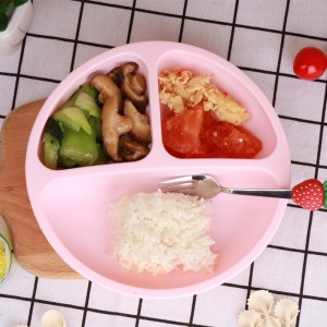 Tariere di aspirazione per bambini in silicone, tappeti di aspirazione auto-alimentazione, piatti di silicone di alimentazione per bambini in silicone per bambini svezzati, a microonde, a microonde, lavastoviglie e forno