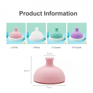 Strumento di eliminazione del bambino in silicone, strumento di sbattimento del flatus di belch per bambini, massaggiatore di palme da piccola palma, sano, ecologico e facile da pulire