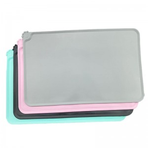 Tappetino per animali domestici in silicone di grado alimentare per gattini e cuccioli, placche di tappetini per animali domesticinon slip, resistenti all\'usura e resistente