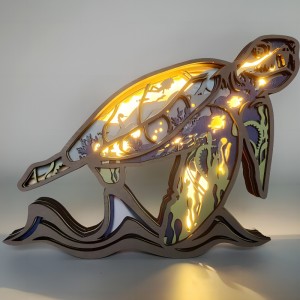 Decorazione artigianale 3dwooden