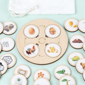 Giocattoli di illuminazione in legno per bambini fai -da -te yizhi puzzle