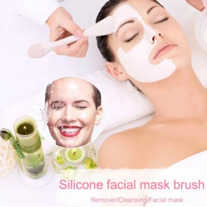 Strumenti per l\'applicazione maschera - Applicatore a pennello maschera silicone e spatola di massaggio per argilla, crema, gel e maschere di fango - Strumenti di bellezza Regali