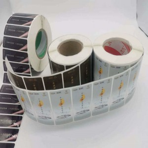 Personalizza le etichette degli adesivi di descrizione del prodotto